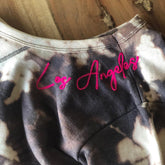Crewneck Sweatshirt - Blue Moon Tie-Dye Crewneck - MD - 4 DOTS